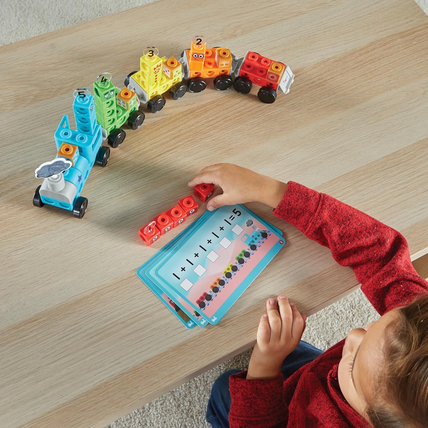 🚂美國直送- hand2mind Numberblocks Express Train MathLink Cubes 活動套裝🚂