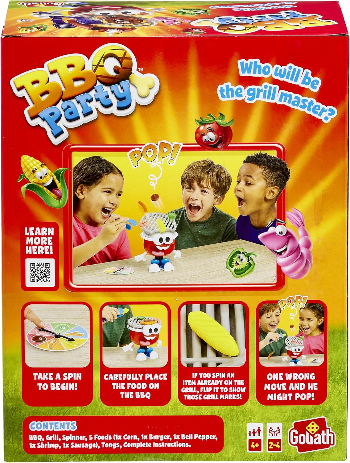 💥美國直送-Goliath BBQ Party Game 彈跳燒烤爐遊戲💥
