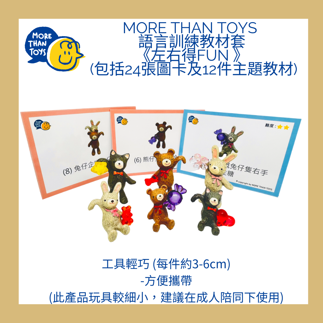 🙋🏻<進階句式5> MORE THAN TOYS 語言訓練教材套《左右得FUN》👈