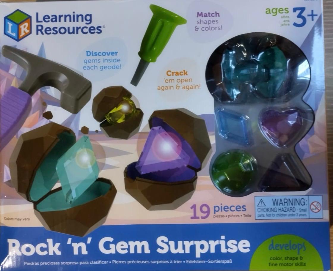 只得一件😱 包裝破損🤓自用之選 - Learning Resources Rock 'n Gem Surprise 開礦石遊戲