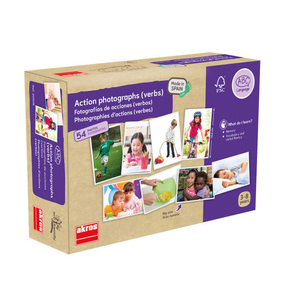 💥西班牙直送- Akros Action Verbs Photographs 常見活動(動詞)圖卡💥