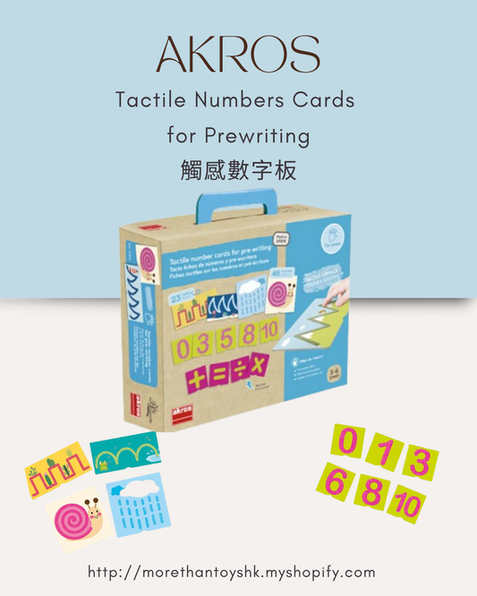 ✍️西班牙直送- Akros Tactile Numbers Cards for Prewriting 觸感數字板✍️