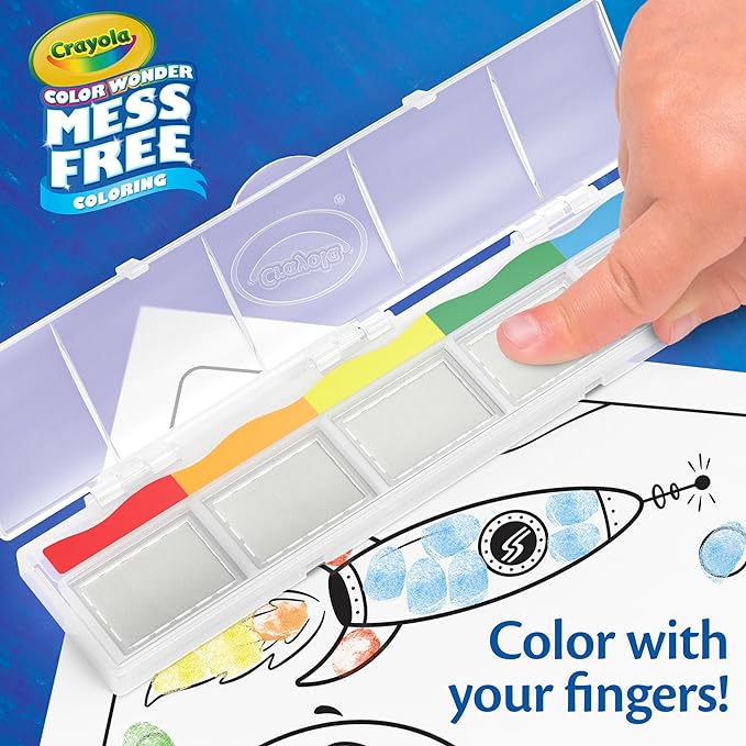 美國直送- Crayola Mess Free系列- 手指畫 Fingerprint Activity Book