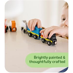 🚂美國直送- Melissa & Doug 木製磁性火車 - 8件套裝🚂
