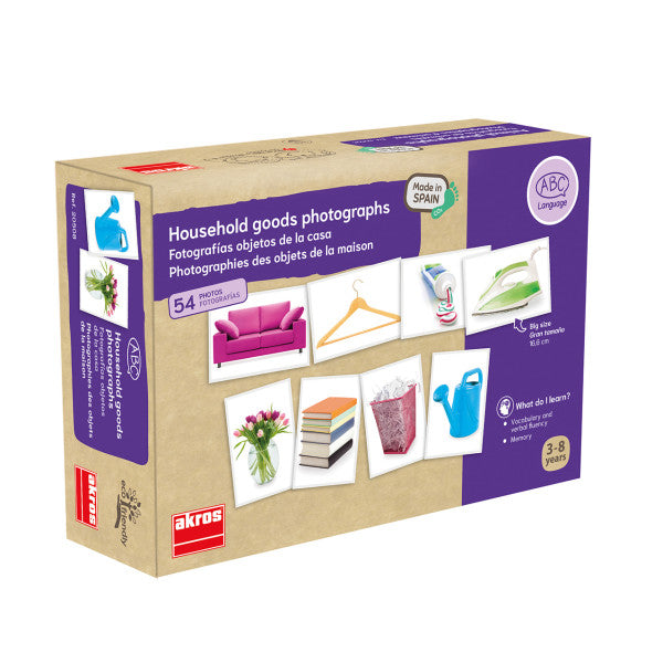 💥西班牙直送- Akros Household Objects 家居物品圖卡💥