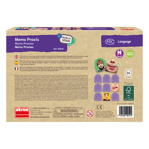 💥西班牙直送- Akros Memo-Paxias 口肌活動記憶圖卡💥