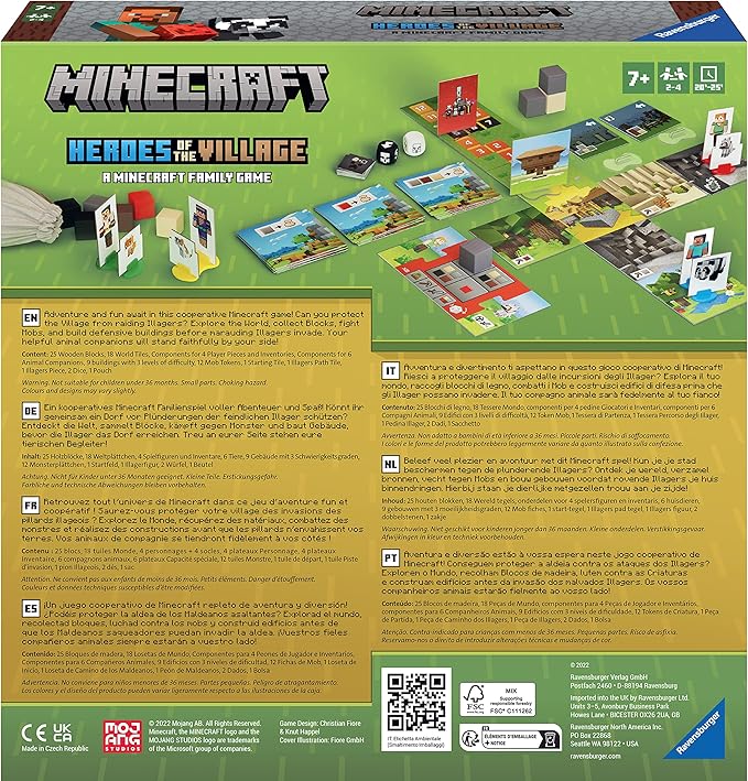 💥德國直送 - Ravensburger Minecraft Heroes of the Village Board Game💥