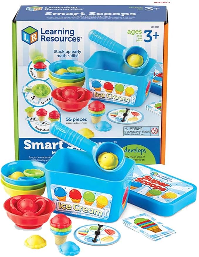 美國直送- Learning Resources Smart Scoops Set 𢳂雪糕玩具