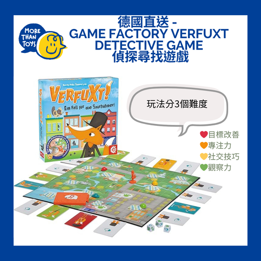 💥德國得獎遊戲- Game Factory Verfuxt 狐狸偵探遊戲💥
