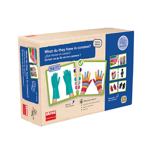 💥西班牙直送- Akros What do they have in common 比較異同圖卡💥